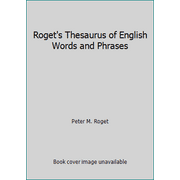 Roget's Thesaurus of English Words and Phrases, Used [Paperback]