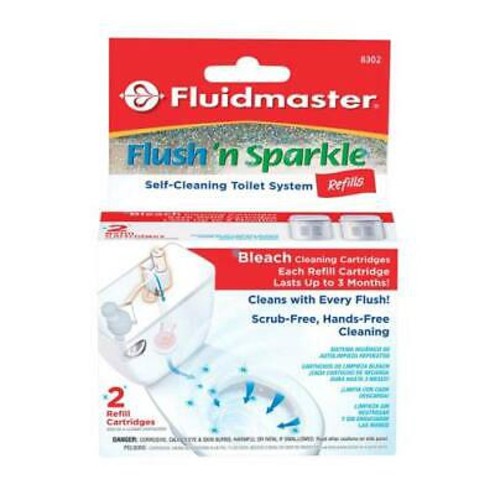 Fluidmaster Flush N' Sparkle No Scent Continuous Toilet Cleaning System