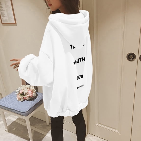 Womens Daily Home Outdoor Workout Long Sleeve Hoodie Top Printed Sweatshirt Jacket Long Lined Jacket Women plus Size Coats for Women 4x Womens Hooded Coats And Jackets Women Coat Hoodie Fall Clothes