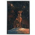 thumbnail image 2 of Wirehaired Vizsla Dog Art Print Poster, Wall art Canvas Painting Decor, Dog Pop Starry Night Art Home Decor Artwork For Bedroom Living Room Bathroom Décor, 2 of 6