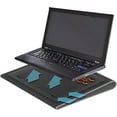 thumbnail image 1 of 17 Inch Dual Fan Lap Chill Mat - Soft Neoprene Laptop Cooling Pad for Heat Protection, Fits Most 17" Laptops and Smaller - USB-A Connected Dual Fans for Heat Dispersion (AWE55US), 1 of 5
