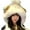 White, variant on Wutalume Women's Cute Thickened Fleece Pullover Fisherman Hat, Warm Winter Beanie with Brim, Cozy Knit Cap for Cold Weather,Khaki