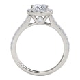 thumbnail image 3 of Aonejewelry 1/2 Ct. Diamond Engagement Bridal Ring Set 14K Solid White Gold, 3 of 4