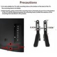 thumbnail image 4 of Universal Tv Stand Base Mount For 3265 Inch Samsung Vizio Sony Lcd Tv Not For Lg Tv Black Television Bracket Table Holder 2Pcs, 4 of 5