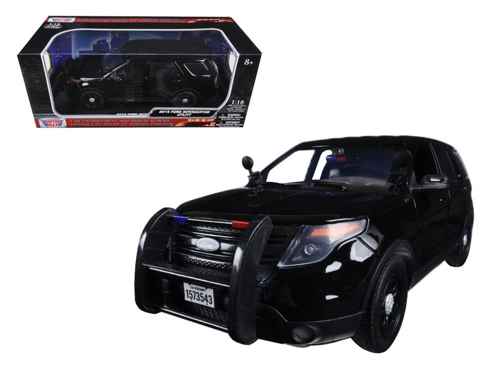 Motor Max 1:18 2015 Ford Police Interceptor Utility Diecast