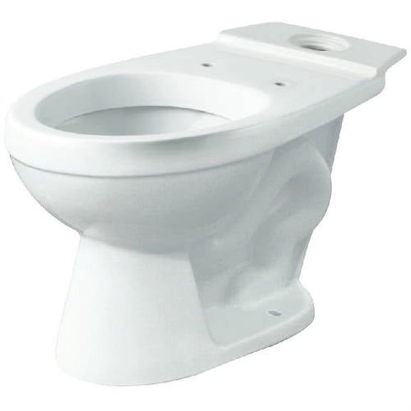 Transolid TB-1440-01 Madison Round Vitreous China Toilet Bowl Only in White