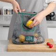 thumbnail image 5 of Bolsa de malla reutilizable para colgar en la cocina, de gran capacidad, para almacenar frutas y verduras en el hogar, n.º 2, como se muestra, como se muestra, 5 of 5