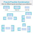 thumbnail image 3 of Patiojoy 4PCS Patio Rattan Wicker Conversation Furniture Set Sectional Sofa & Coffee Table, 3 of 6