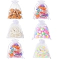 thumbnail image 4 of FACATH 100PCS Premium Sheer Organza Bags (White), 4 of 8