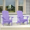 thumbnail image 2 of CHYVARY 1 Peak Adirondack Chair, Fire Pit Outdoor Patio Furniture, Purple, 2 of 7
