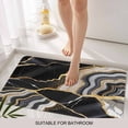 thumbnail image 3 of Black Marble Door Mat&nbsp;Indoor Outdoor Entrance, Non Slip Rug for Kitchen Bathroom Entryway Rug, Grey Gold Texture Vintage Farmhouse Art Washable Doormat Floor Mat for Office 20x31.5 Inch, 3 of 8