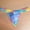c01Blue, variant on Mens T-Back Thongs Low Rise G-String Briefs Ultra-Transparent Mesh,Bulge Pouch Underwear Red L
