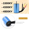 thumbnail image 4 of Motor 2435 4800KV Brushless Motor And 25A ESC Replacement For HSP Wltoys 1/16 1/18 Remote Control Truck Car, 4 of 7