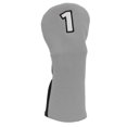 thumbnail image 1 of ANGGREK Mixed Fabric Club Cover, Portable Comfortable Club Head Cover Thicken Plush With Number 1 Pattern For Training, 1 of 1