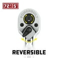 thumbnail image 4 of Powerbuilt 1/4 Inch and 3/8 Inch Drive 72 Teeth Dual Head Stubby Ratchet - 940931, 4 of 5