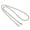 Silver, variant on 1928 Jewelry Classy Link Face Mask Chain Holder 22 Inch