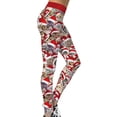 thumbnail image 3 of Pantalones Ajustados De Navidad, Cómodos Y Divertidos Leggings Con Diseño De Navidad, Ajuste Ajustado, Cintura Regular Para Viajes Diarios ANGGREK Otros, 3 of 6