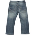 thumbnail image 2 of CULTURA AZURE  Toddler Boy's Saddle Stitch Stretch Jeans, Lt Blue, 2T, 2 of 4