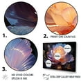 thumbnail image 3 of Designart "Elegant Peony" Peonies Floater Framed Wall Art Living Room, 3 of 5