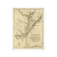 thumbnail image 5 of 1781 Cape Fear River Map - Framed Vintage Map of North Carolina - Old North Carolina Map - Restored Cape Fear River NC Map Wall Art Poster, 5 of 9