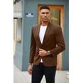 thumbnail image 3 of COOFANDY Suit Jacket Men Casual Blazer Jackets One Button Knit Sport Coat, 3 of 6