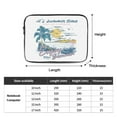 thumbnail image 3 of Summer Vintage Graphic Print 17 inch Portable Laptop Sleeve Compatible with MacBook Air Notebook Computer Case for Men Women College School Students, 3 of 7