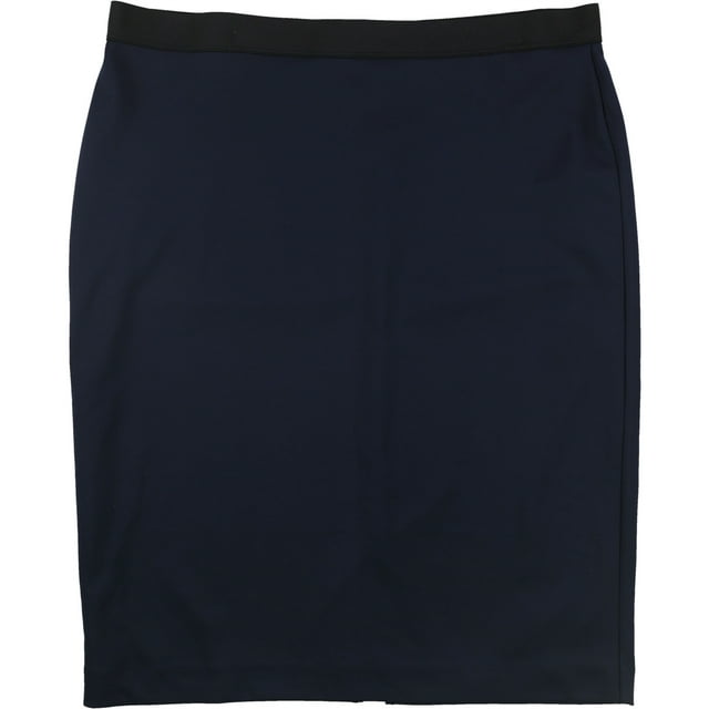Alfani Jupe Crayon de Plongée pour Femmes, Bleu, Grand