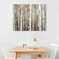 thumbnail image 2 of COMIO Framed White Birch Trees Wall Art Canvas for Bedroom, Landscape Forest Wall Painting for Living Room,Kitchen Office Home Decor, 2 of 4