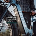 thumbnail image 5 of GOTRAX Alpine 26"x 4" Fat Tire Adult  Electric Mountain Bike, 48V 13.5Ah Removable Battery,up to 64 Miles,UL2849,Blue, 5 of 12