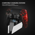 thumbnail image 4 of Anti-Slip Controller Skin for PS5 Controller,Silicone Cover Case for Playstation5 with Thumb Grip Gaps and Touch Pad Sticker, 4 of 6