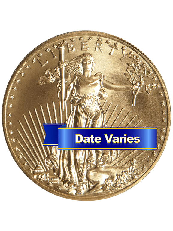 Random Year $50 1-oz American Gold Eagle BU