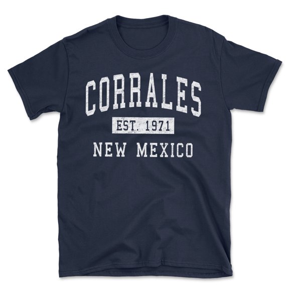Corrales New Mexico Classic Established Men's Cotton T-Shirt