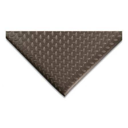 Notrax Antifatigue Mat, 2 ft. W x Back Material: Vinyl, Black 9CY97