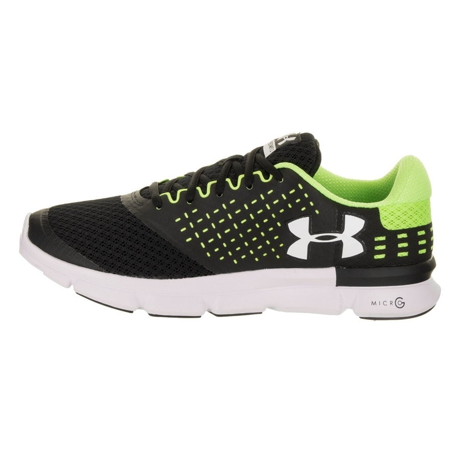 Black Under Armour UA Micro G Speed Swift 2 Mens Running Shoes Sports Trainers 