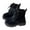 Black, variant on Gvdentm Kids Winter Boots for Girls Girls Boots Kids Boys Winter Snow Mid Calf Boots Lined Fuzzy Chic Kid's Shoes Winter Boots for Kids(Brown,2)