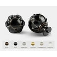 thumbnail image 2 of KAMANINA Curtain Rod Netted Texture End 32-144", Black-New, 2 of 8