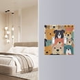 thumbnail image 5 of Haosy Light Switch Cover Plate 3 Gang Electrical Outlet Covers Colorful Cute Dogs Face Decorate Wall Plate 4.56”x4.48”, 5 of 8