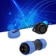 thumbnail image 4 of Conector Impermeable, 250V 20A Contacto De Cobre Chapado En Oro Enchufe Industrial De Uso Amplio De 2 Pines Para Equipos, 4 of 7