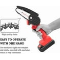 thumbnail image 2 of Wood Ranger Mini Chainsaw, 2025 Upgraded Woodranger Electric 4 Inch Mini Chainsaw Cordless, Portable Handheld Chain Saw for Yard, Home and Garden, Wood Cutting, 2 of 7