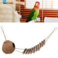 thumbnail image 3 of Coconut  Hideaway House, Coconut Shell Bird  Natural  for Birds, 3 of 7