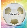 thumbnail image 5 of Barocity Classic White & Gold Size 3 Soccer Ball – Boys and Girls Soccer Ball, Premium Outdoor and Indoor Soccer Ball for Toddlers Playtime and Practice Games – Cool Ball for All Ages, 5 of 7
