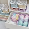 thumbnail image 1 of Kitchen Organizer Clothes Toys Storage Container Creative Plastic Desktop Hollow Storage Basket Underwear Storage Box, 1 of 6