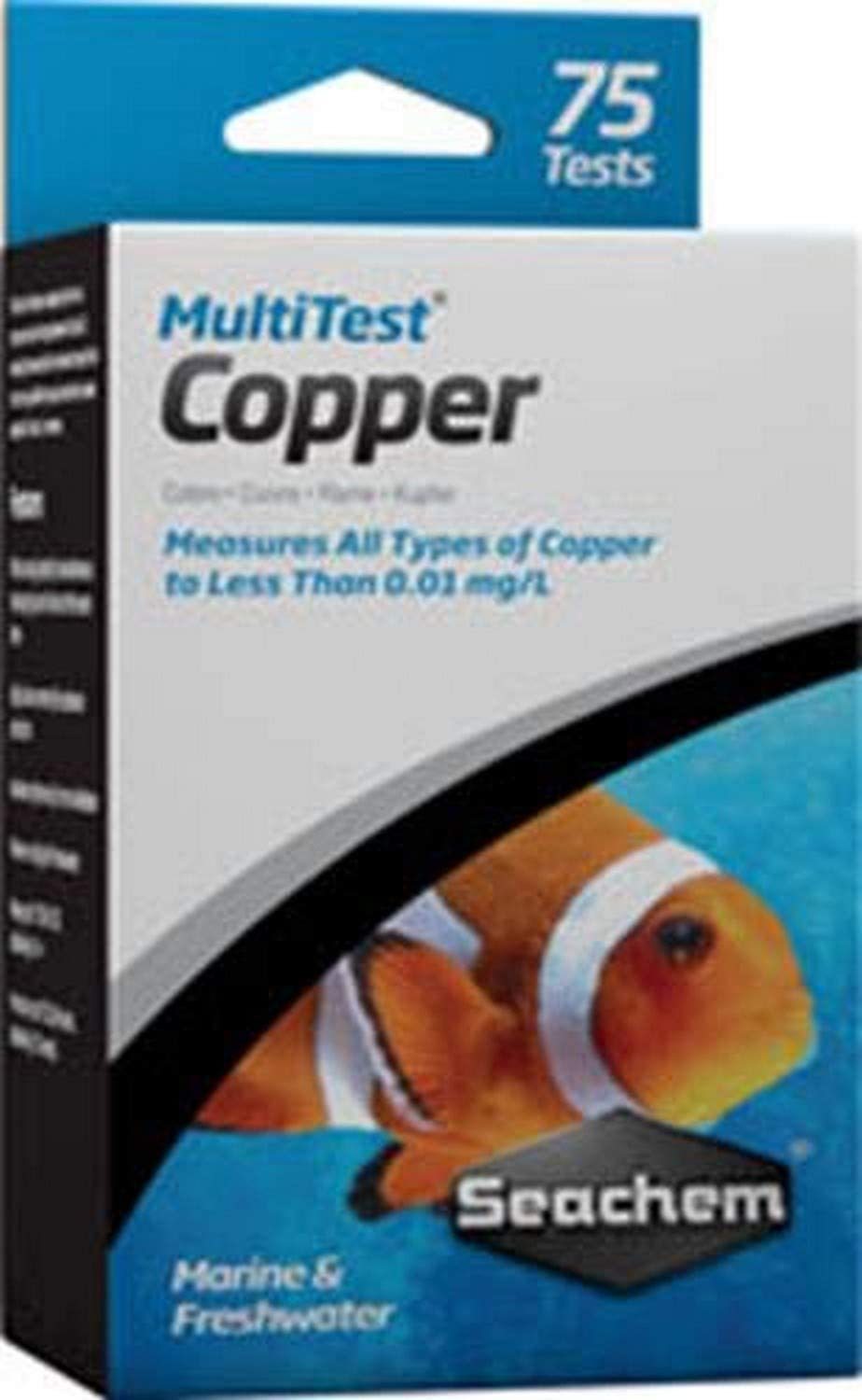 MultiTest Copper Test Kit, ACCURATE This kit uses a highly sensitive