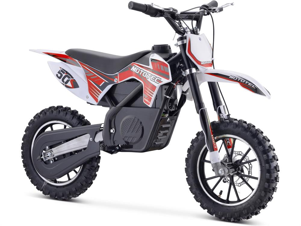 MotoTec Gazella Electric 500w Dirt Bike, Red