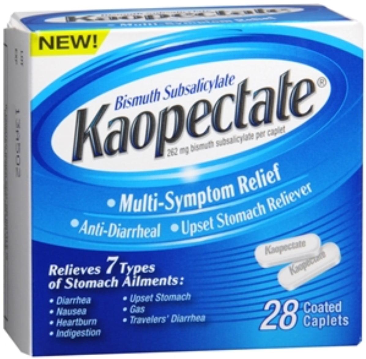 Kaopectate MultiSymptom Relief Coated Caplets 28 ea