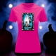 thumbnail image 3 of Playera Blusa Con Impresion De Los Novios Alusivo A La Loteria Mexicana Dia De Muertos Tradicion Mexicana Color Fucsia Talla Chica Marca Emil SaEs, 3 of 4