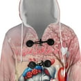 thumbnail image 4 of Happy Valentine’s Day Adorable Schnauzer Puppy Holding Heart Balloon All Over Print 3D Hooded Duffle Toggle Coat Miniature Schnauzer Dog Lover - 00030, 4 of 6