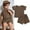 Coffee, variant on Trendy Boys Outfits & Sets for Toddlers - Summer Short Sleeve T-Shirts and Shorts Combination for Comfortable