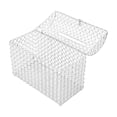 thumbnail image 6 of DENEST Elegant Silver Wedding Card Box with Heart Lock - Clear and Modern Design, 6 of 16