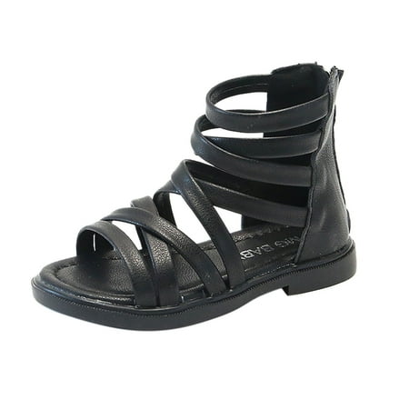 

Yinguo Kids Children Girls Open-Toed Princess Beach Shoes Soft-soled Non-slip Sandals
